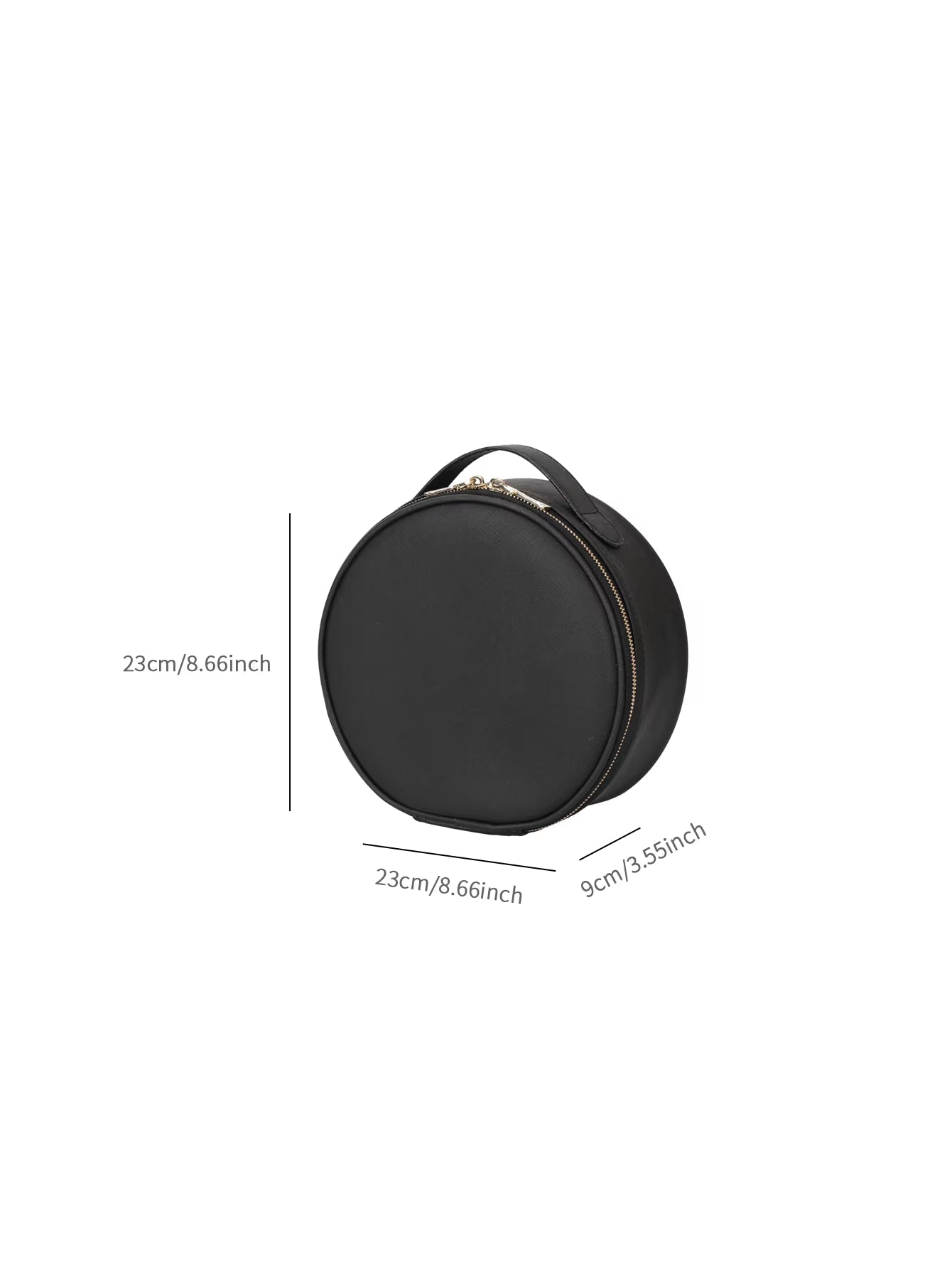 Portable Travel Makeup Bag with LED Mirror and Rechargeable Light